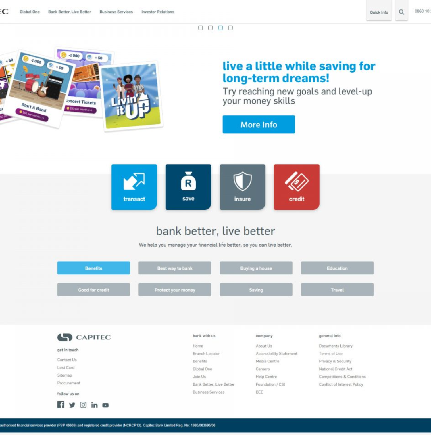 Previous Bank Website Design Sample