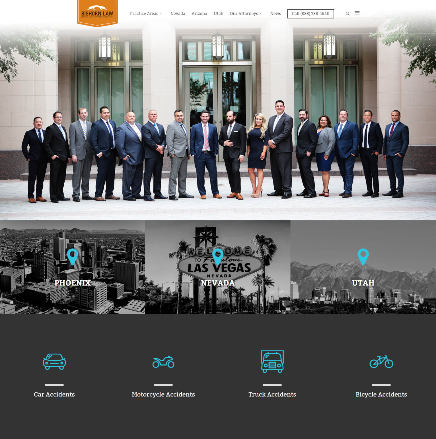 Legal Website Design Sample