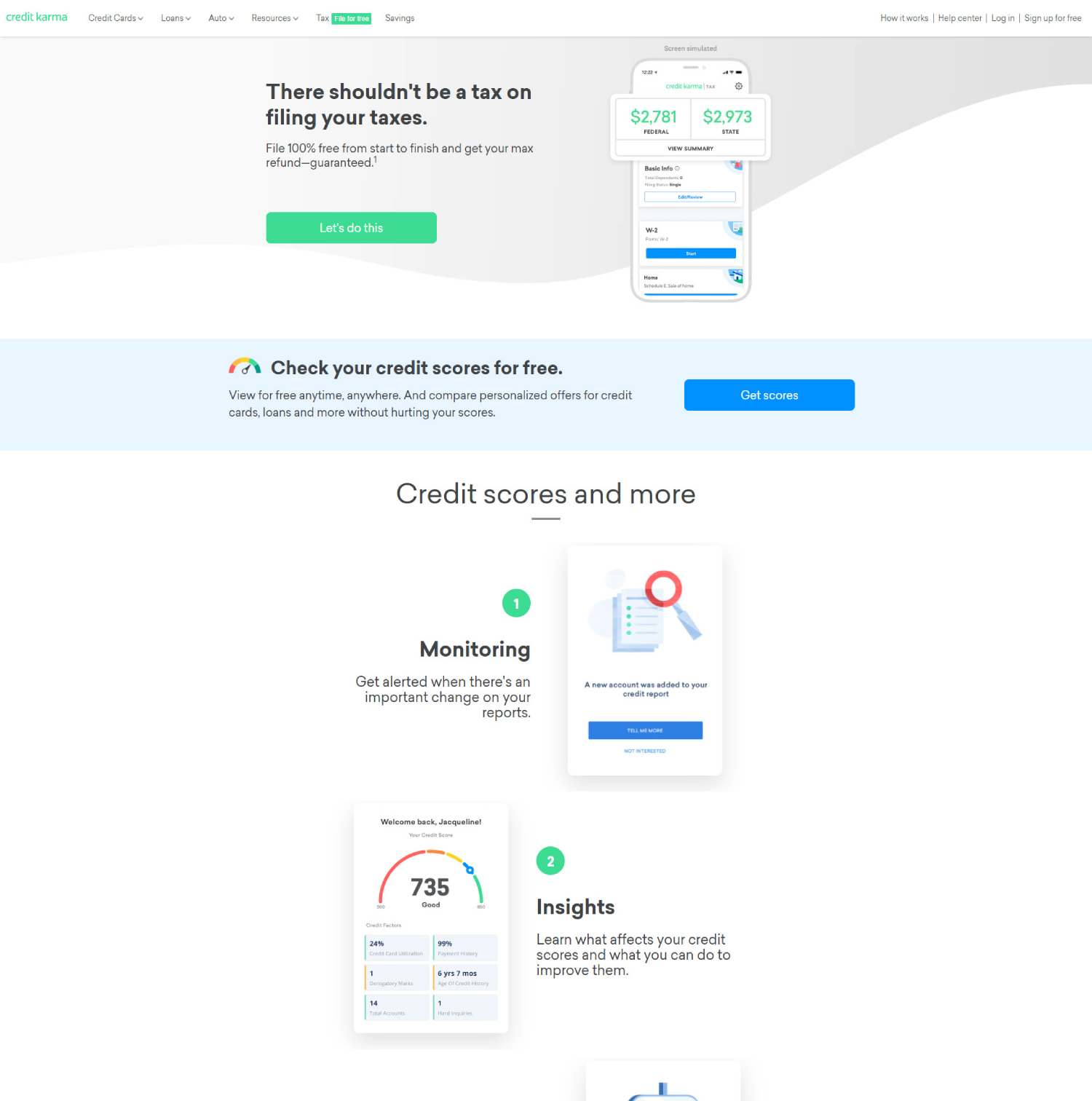 Previous Credit Institution Website Design Sample