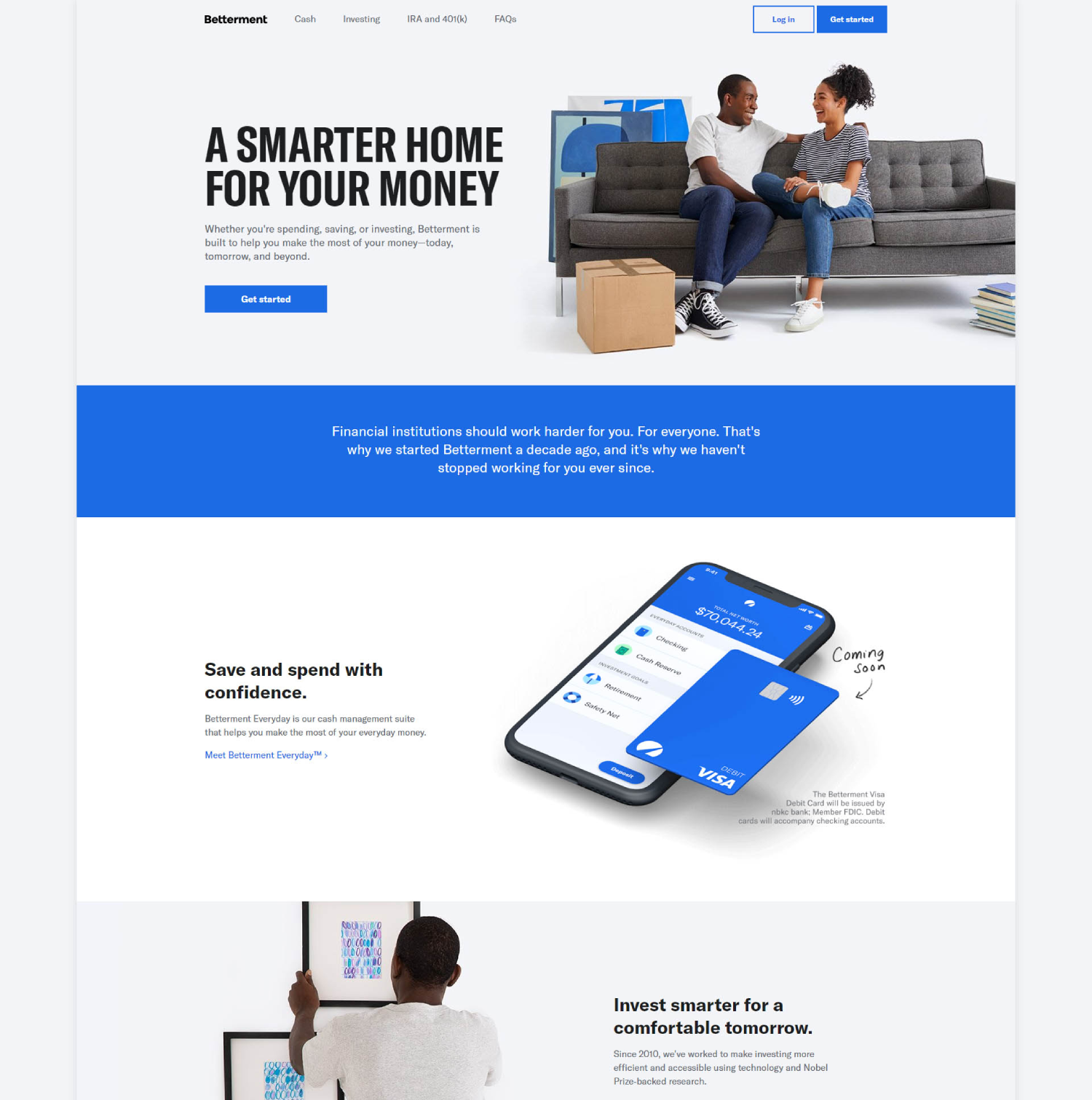 Previous Financial Institution Website Design Sample