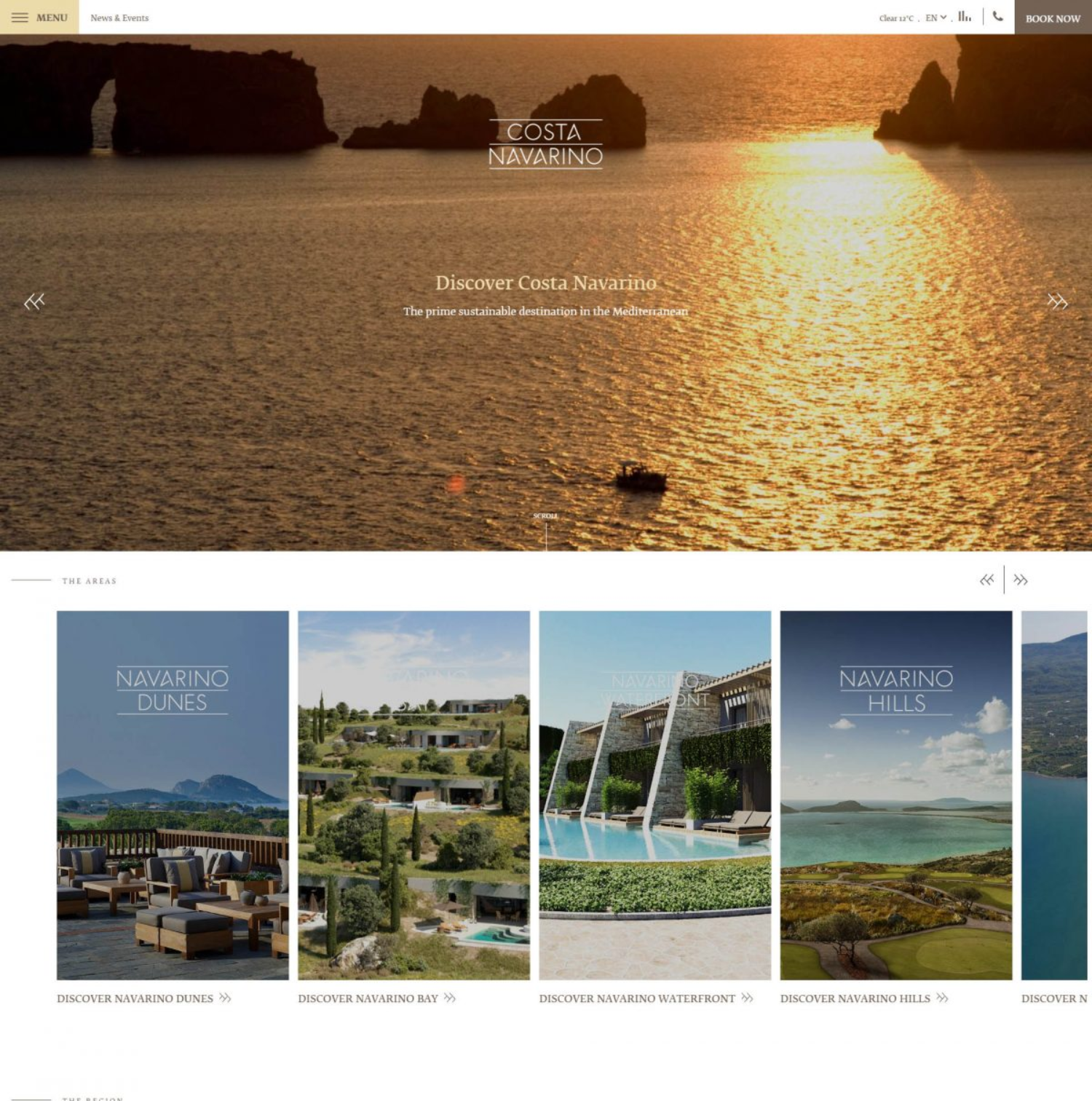 Previous Luxury Travel Website Design Sample