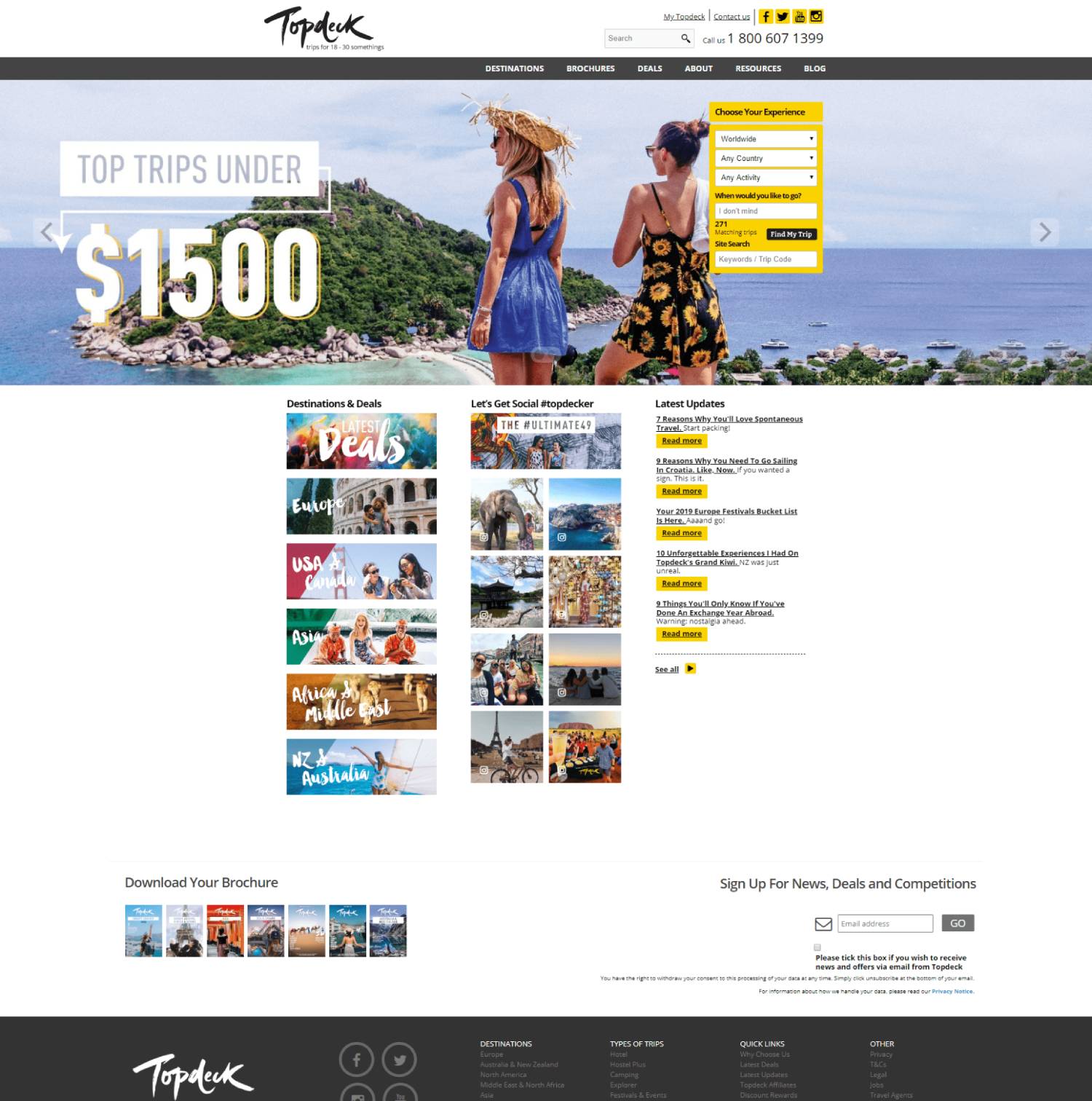 Previous Travel Website Design Example 4